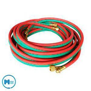 Manguera de jebe y lona melliza para soldadura