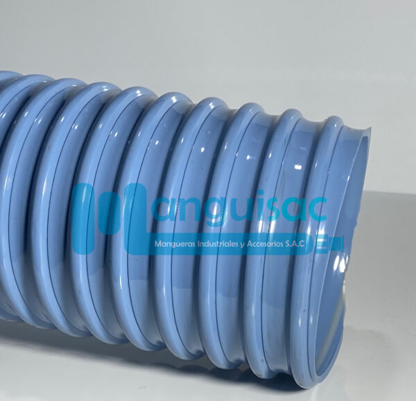 Manguera de pvc azul metálico para vacío - Imagen 2